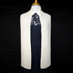 Foulard tricoté sans franges